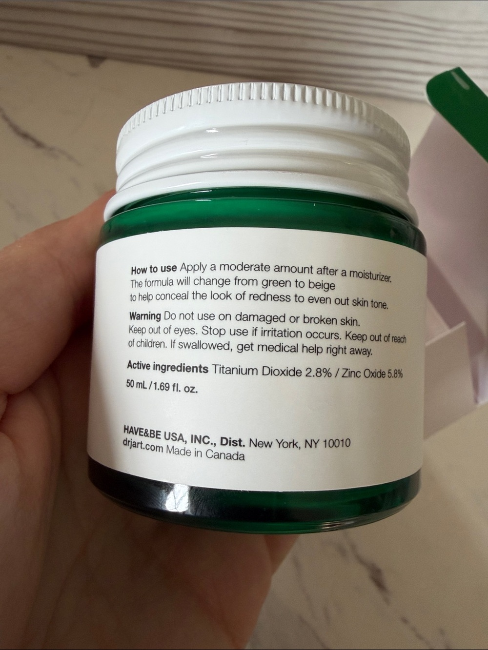 Dr.Jart+ Cicapair Tiger Grass Color Correcting Treatment - Green - Picture 4 of 5